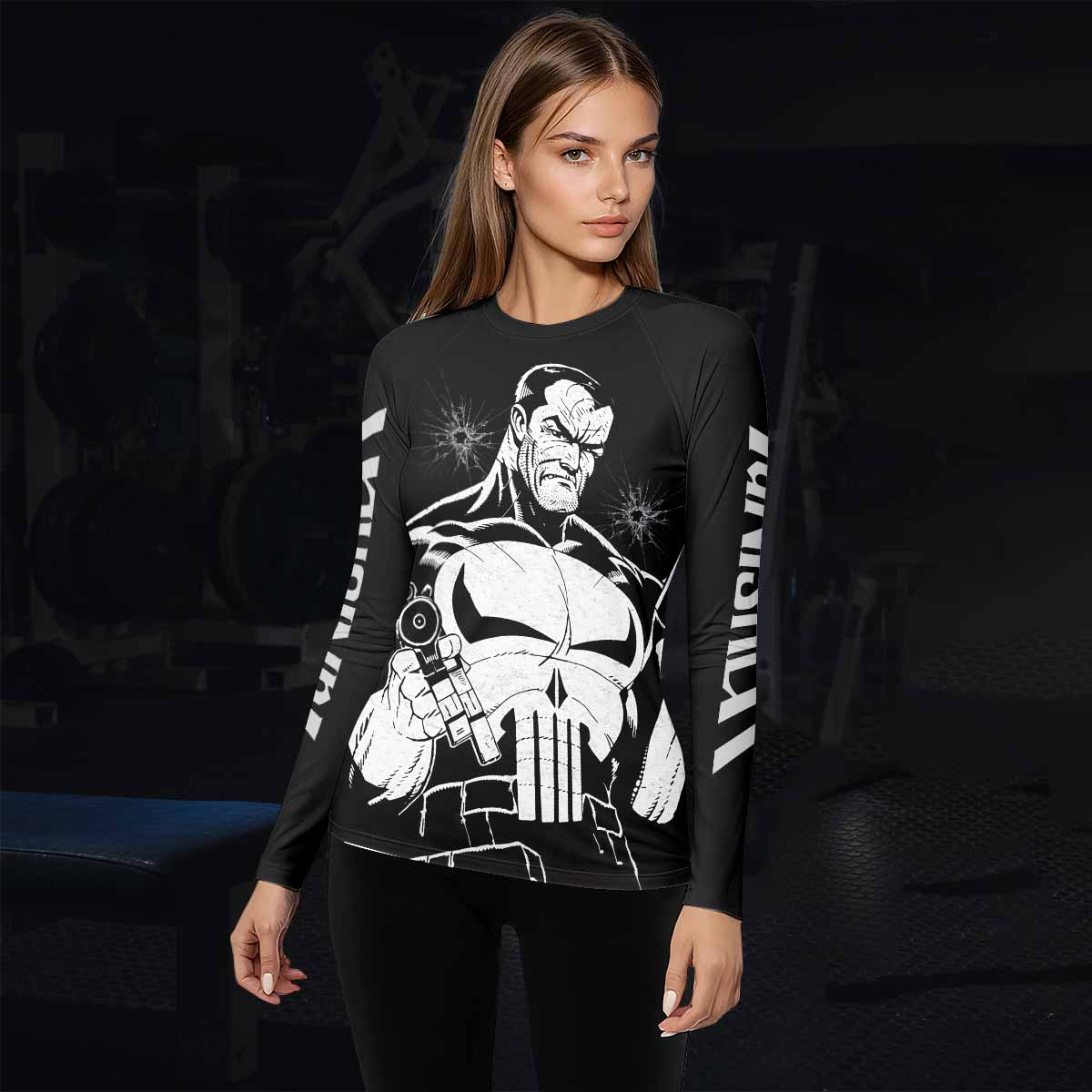 The Punisher Comic Frank Castle Rash Guard