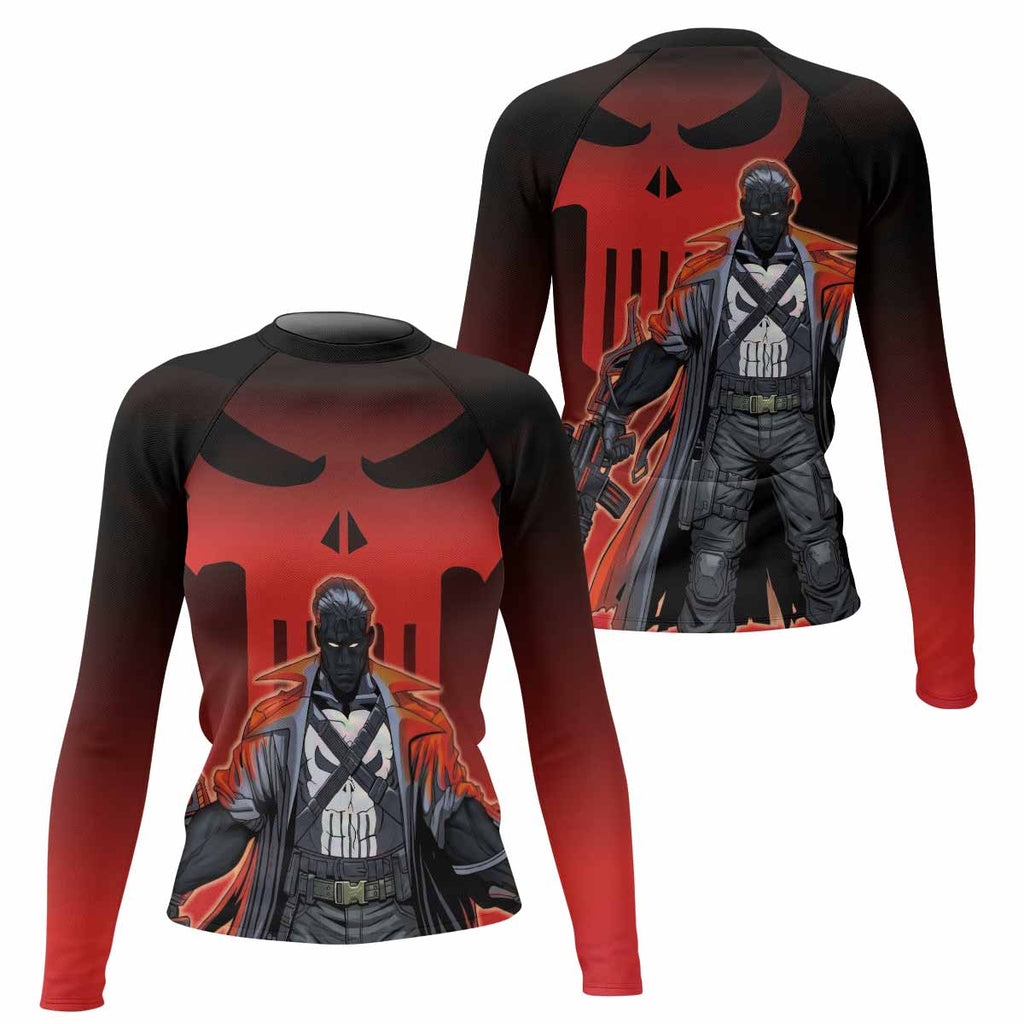 The Punisher Red Frank Castle Rash Guard