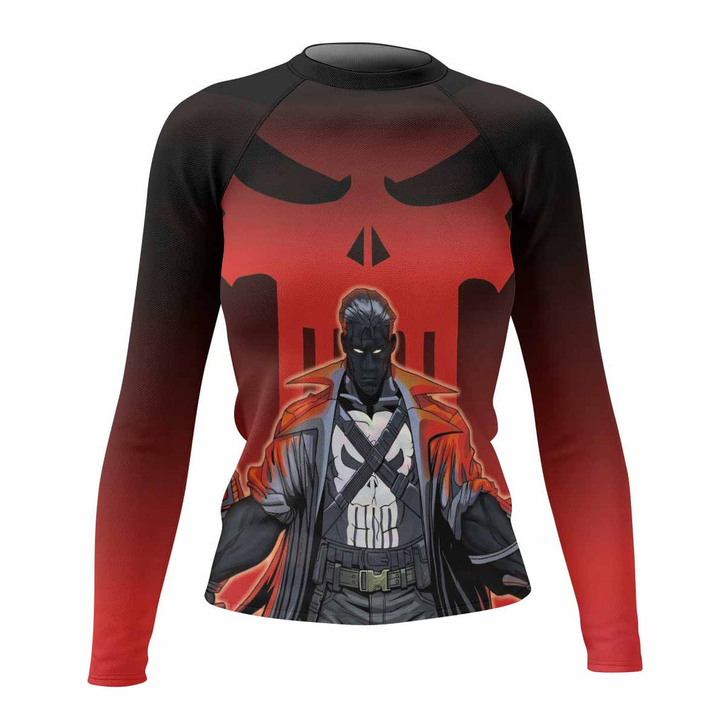The Punisher Red Frank Castle Rash Guard