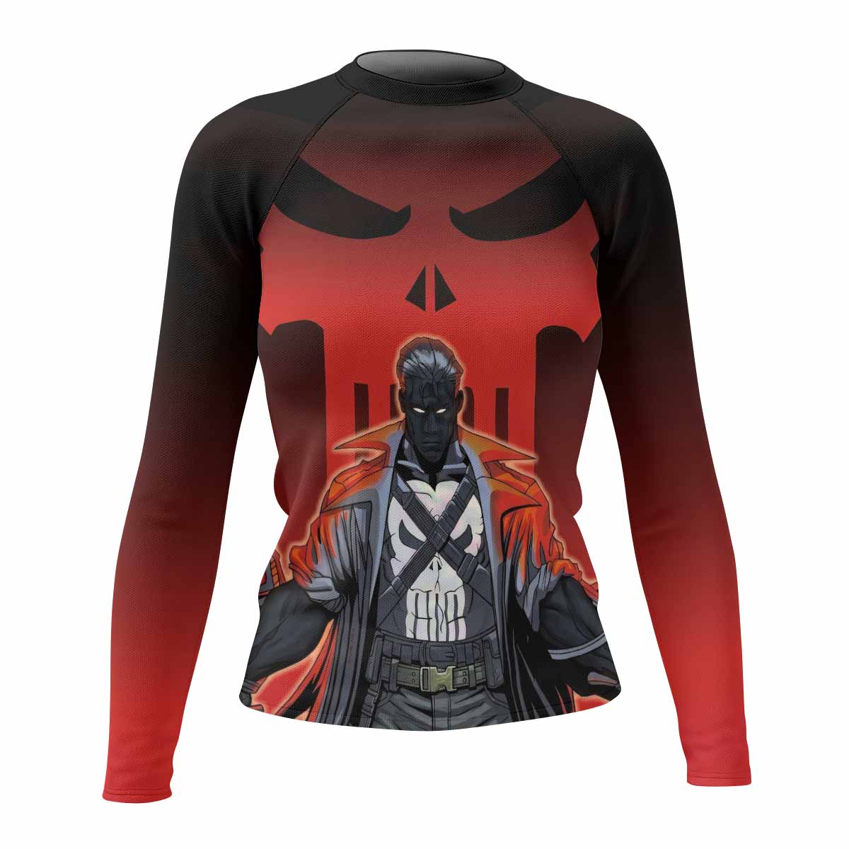 The Punisher Red Frank Castle Rash Guard
