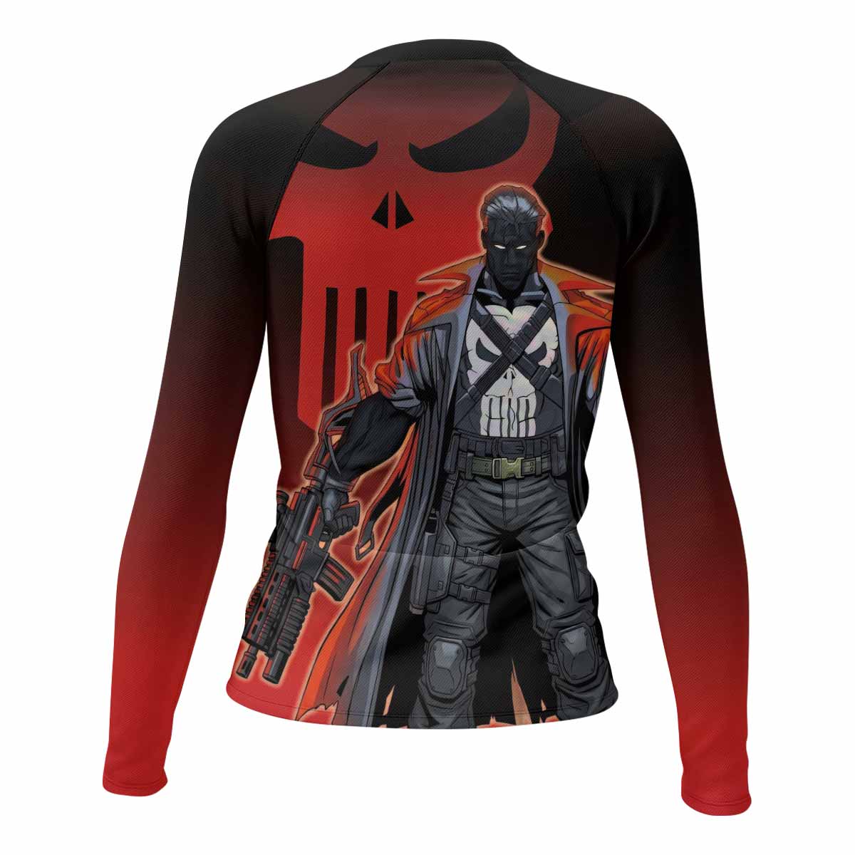 The Punisher Red Frank Castle Rash Guard