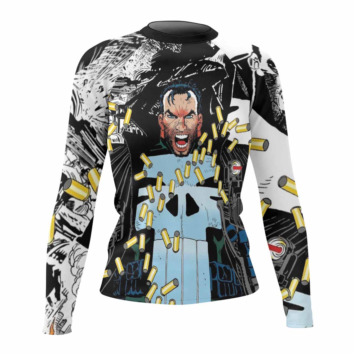 Punisher Bullet Storm Frank Castle Rash Guard