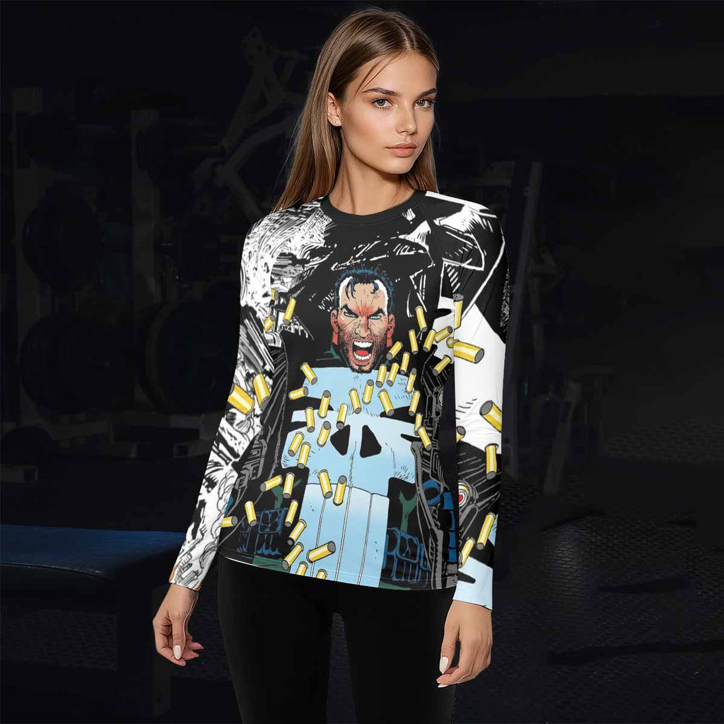Punisher Bullet Storm Frank Castle Rash Guard