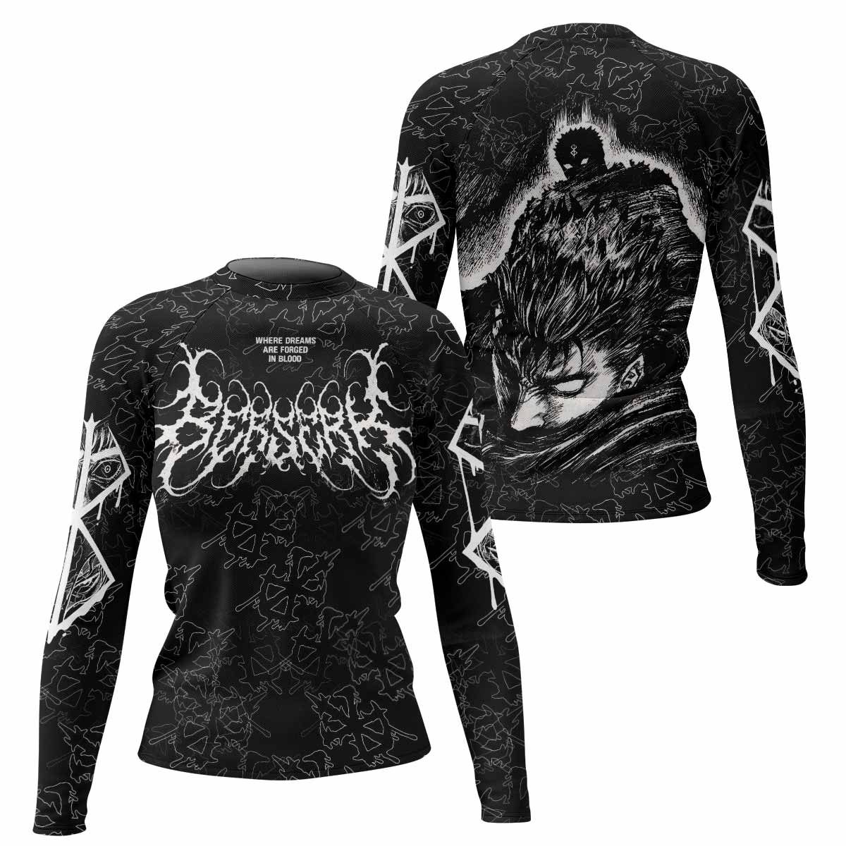 Berserk Forged In Blood Rash Guard