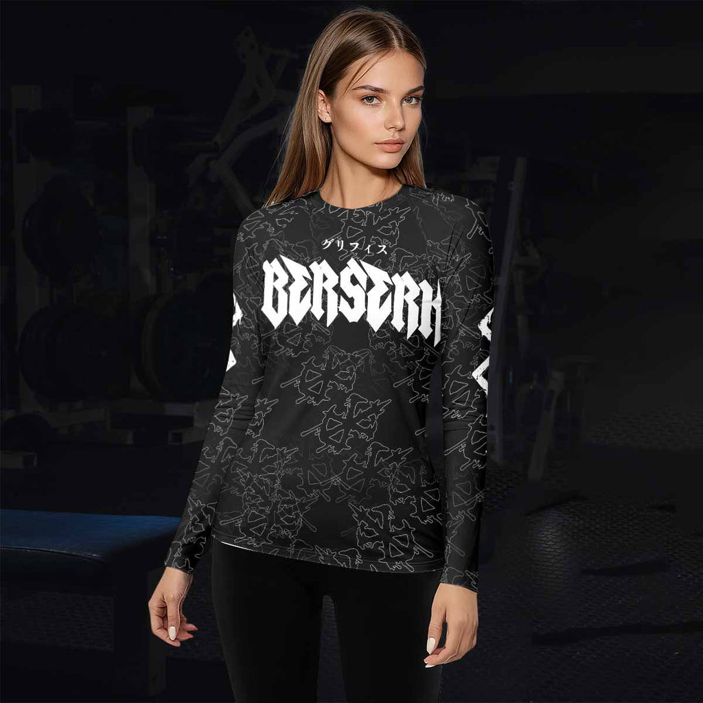 Berserk Dragon Slayer Skull Rash Guard