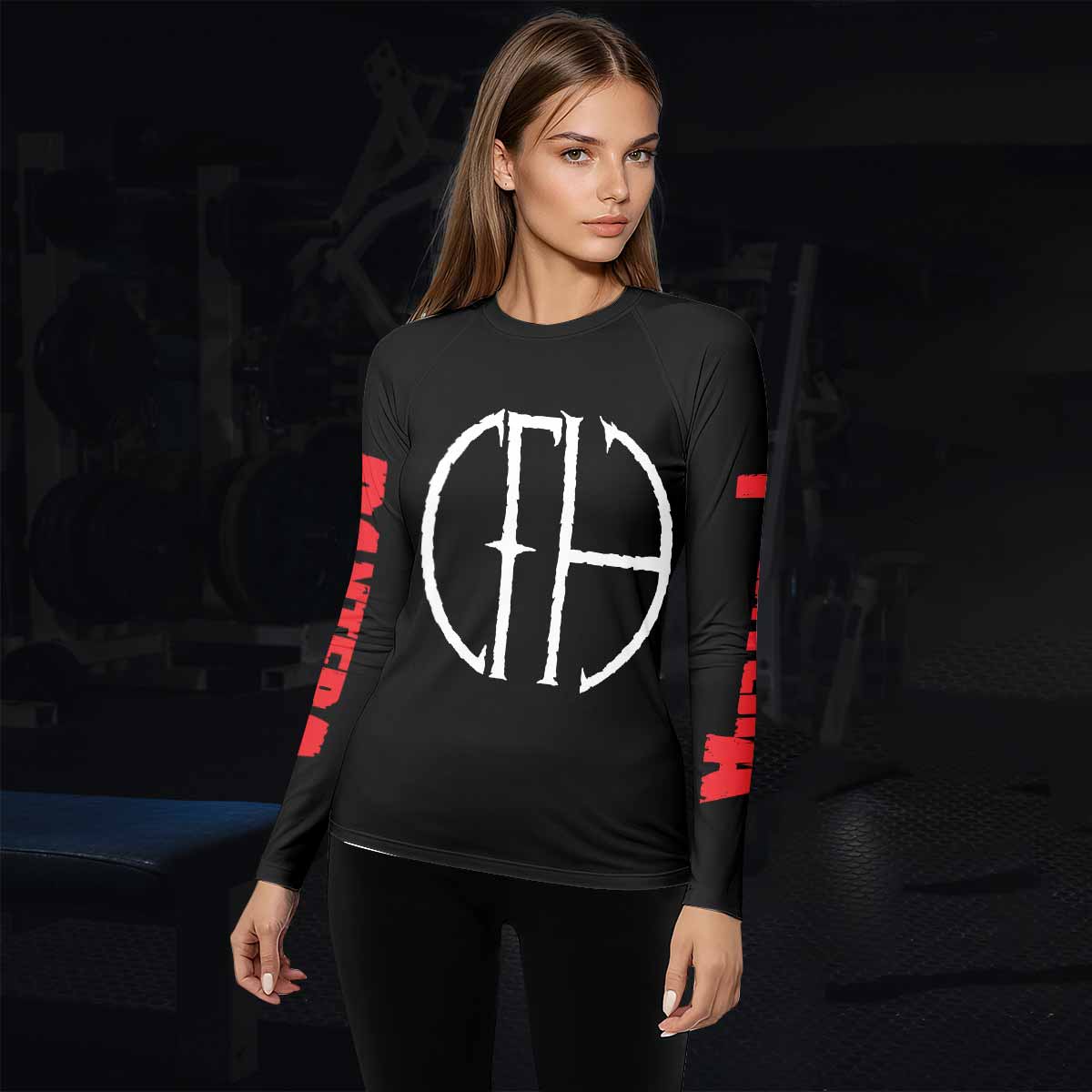 Pantera Cowboys From Hell Logo Rash Guard