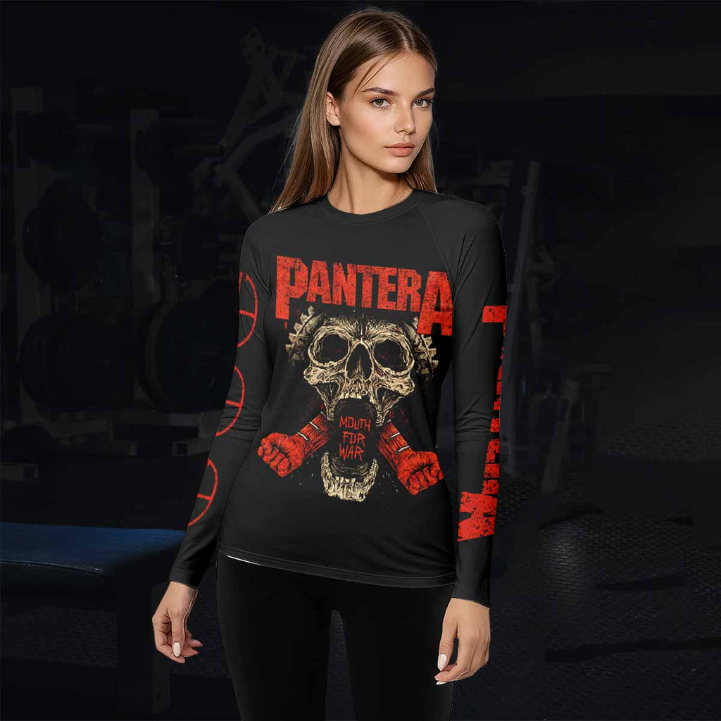 Pantera Mouth for War Rash Guard