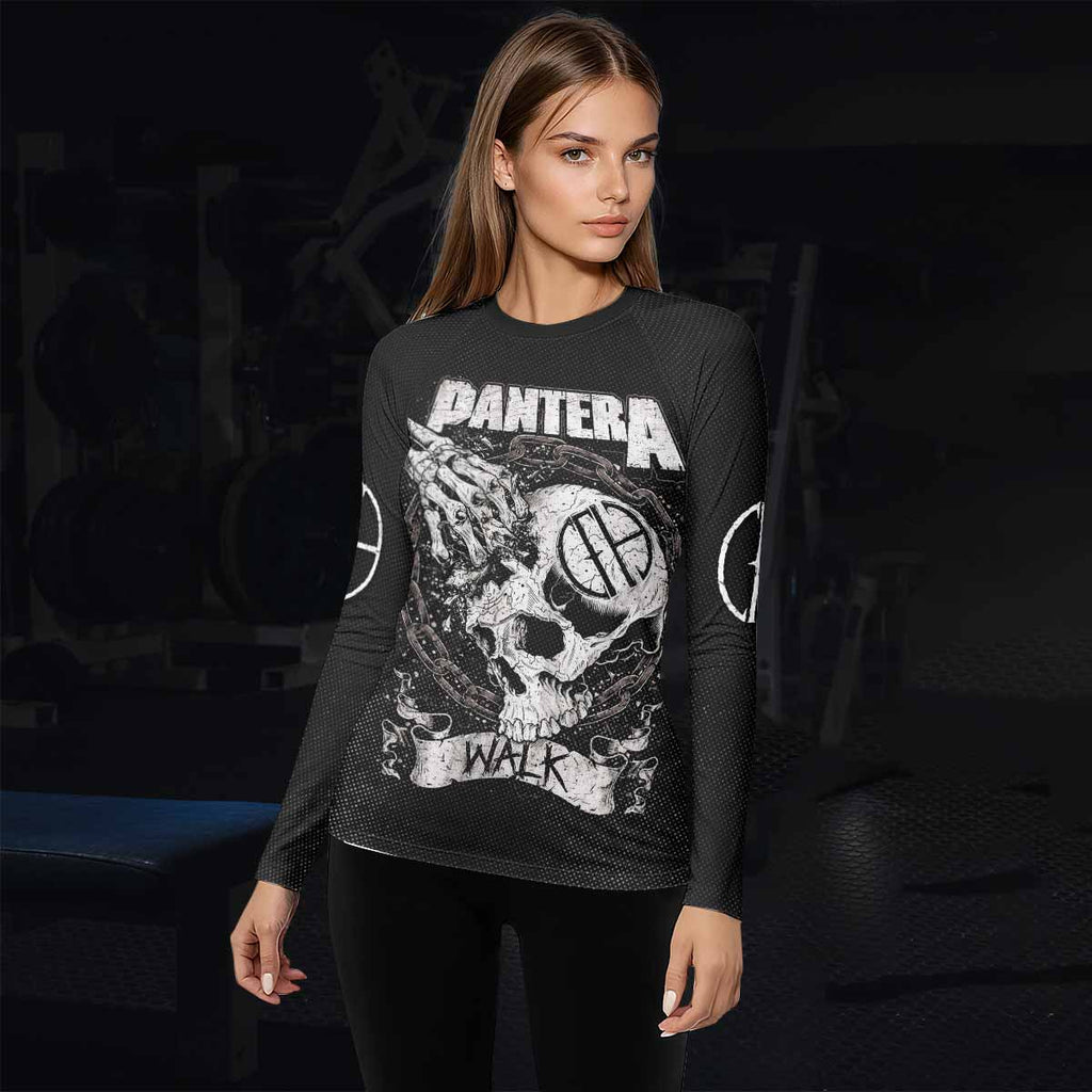 Pantera Walk Skull Rash Guard