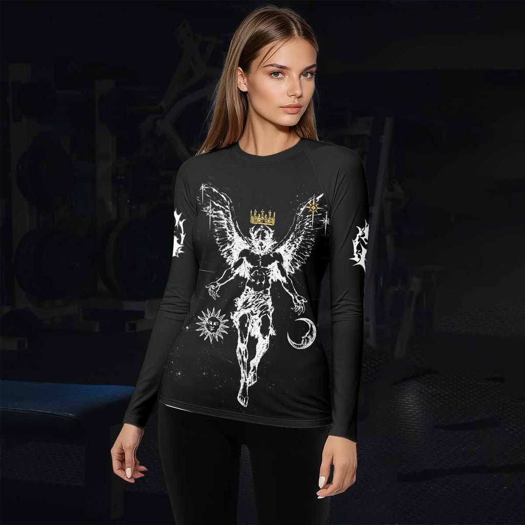 The Messenger Has Arrived Black Rash Guard