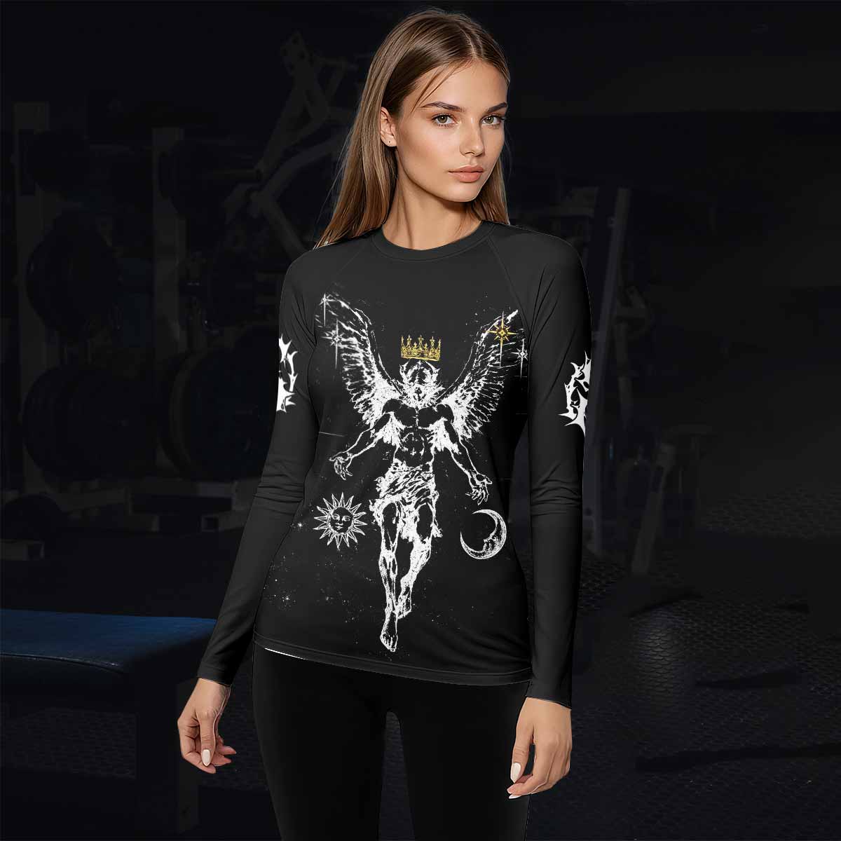 The Messenger Has Arrived Black Rash Guard