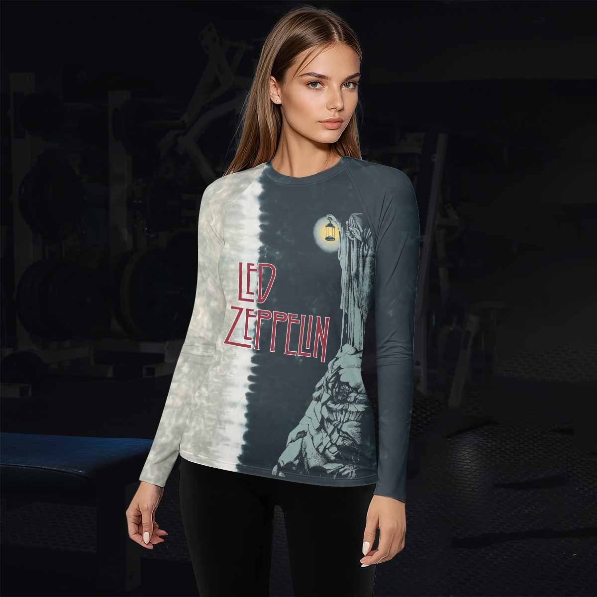 Led Zeppelin The Hermit Rash Guard