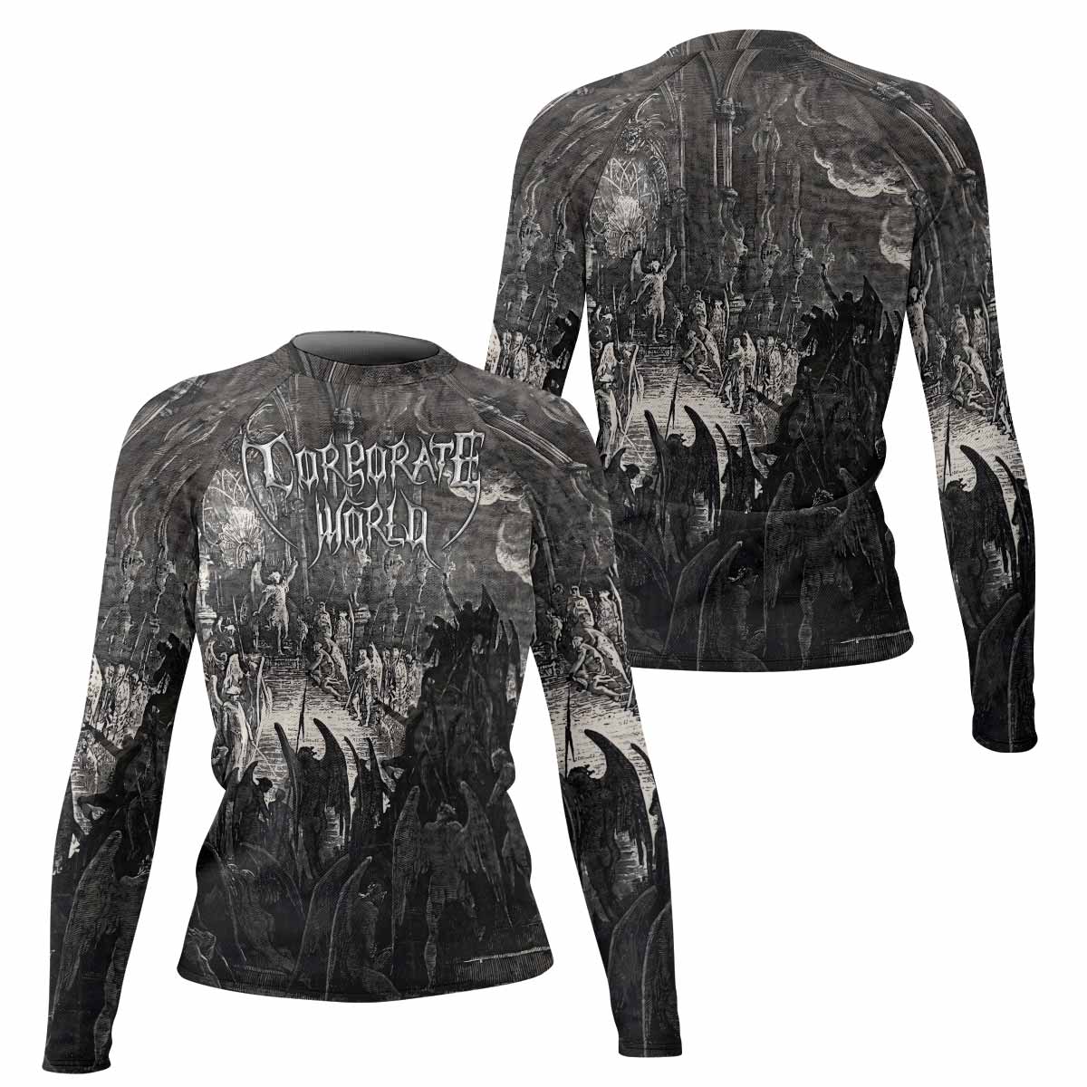 Corporate World Paradise Lost Rash Guard