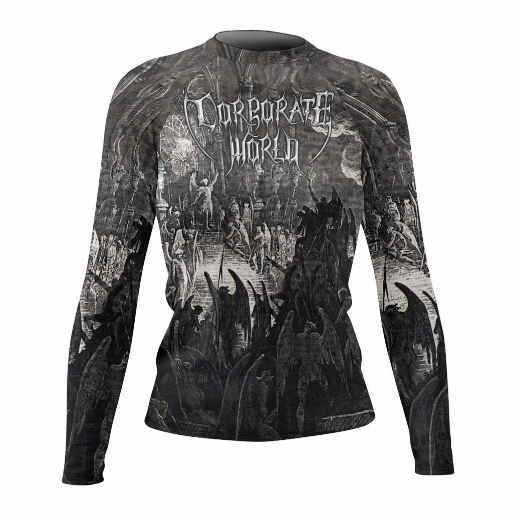 Corporate World Paradise Lost Rash Guard