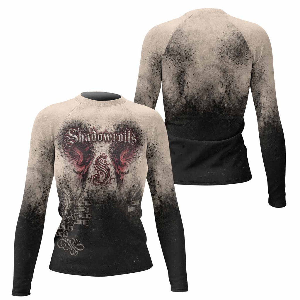 Grunge Smoke Gothic Rash Guard