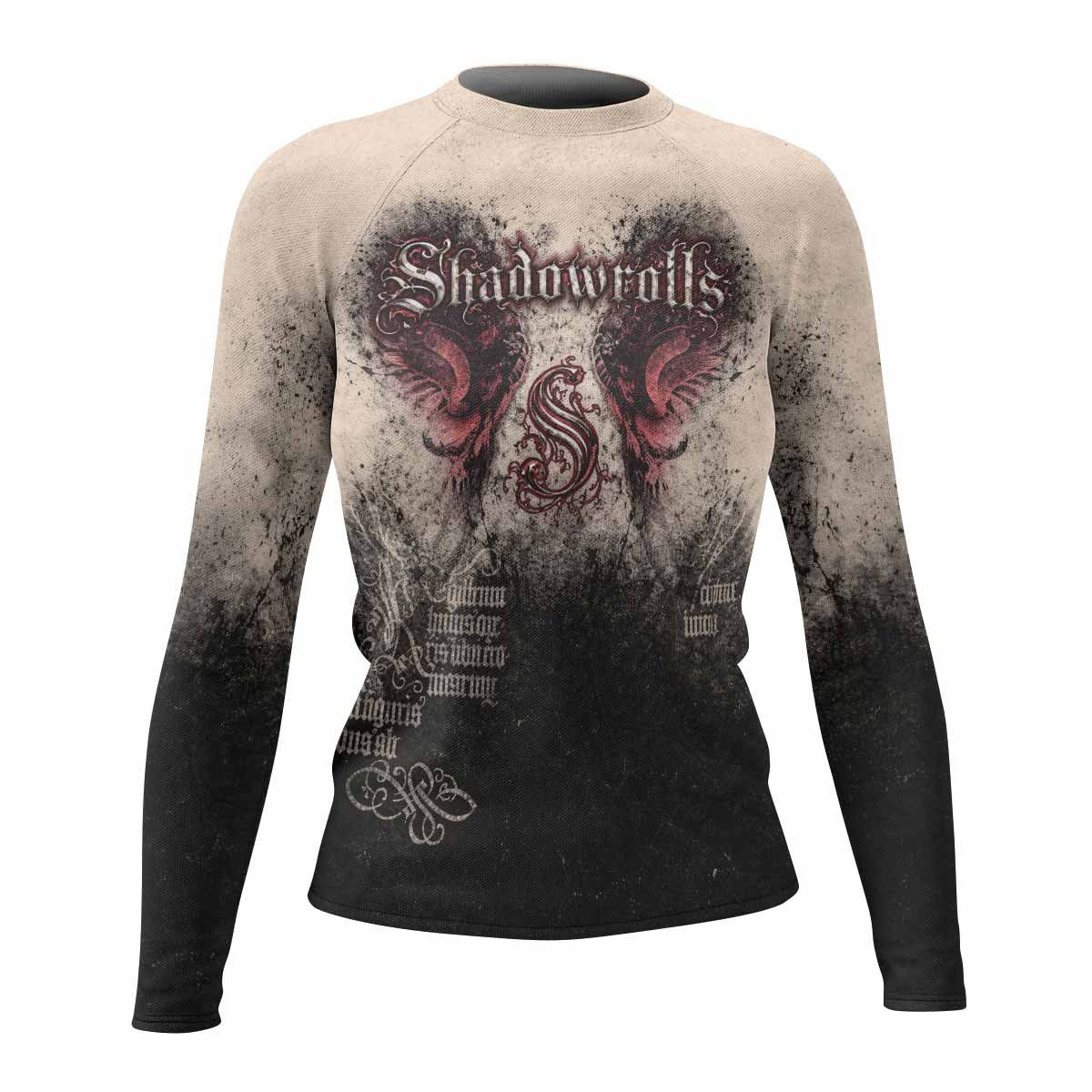 Grunge Smoke Gothic Rash Guard