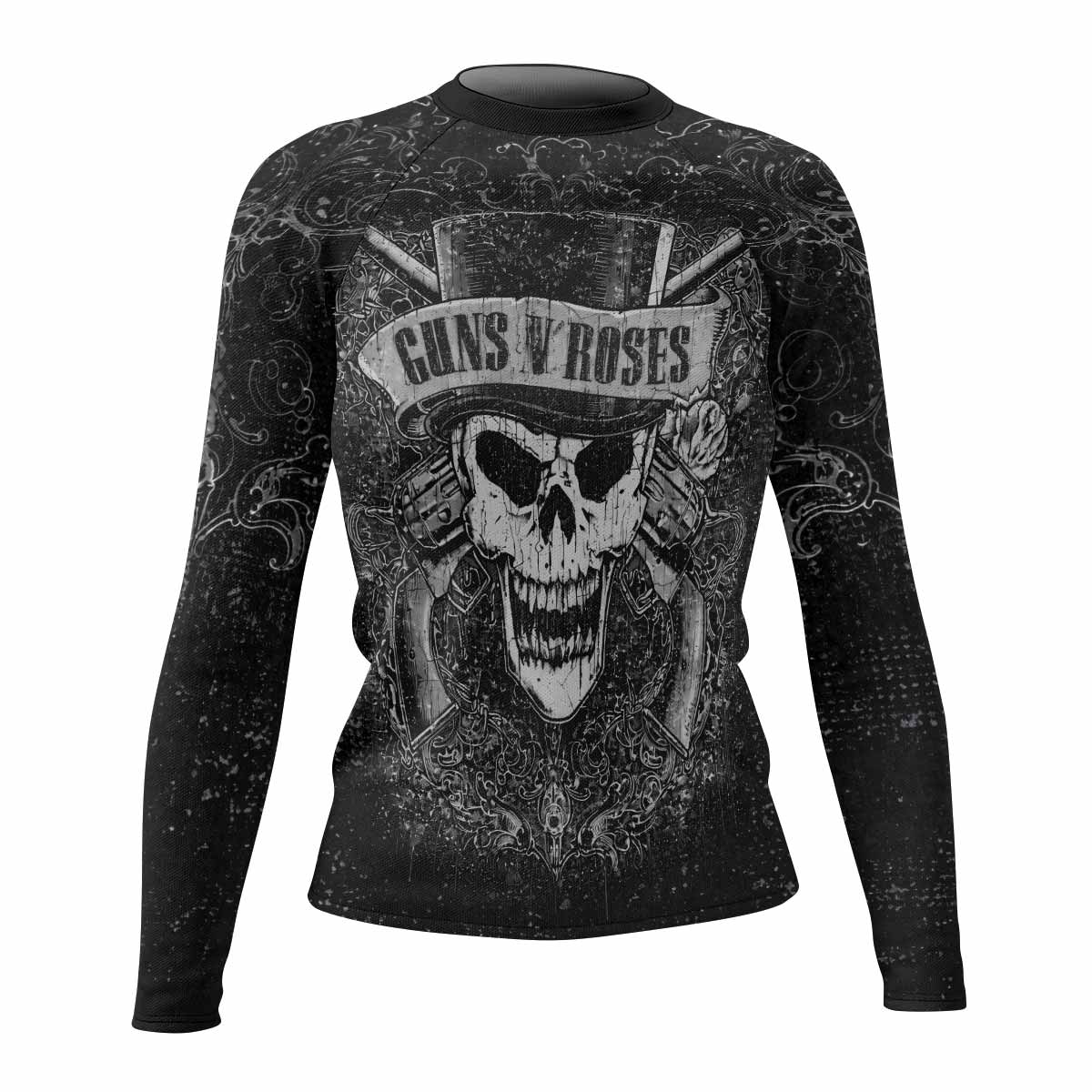 Guns N' Roses Skull Rash Guard