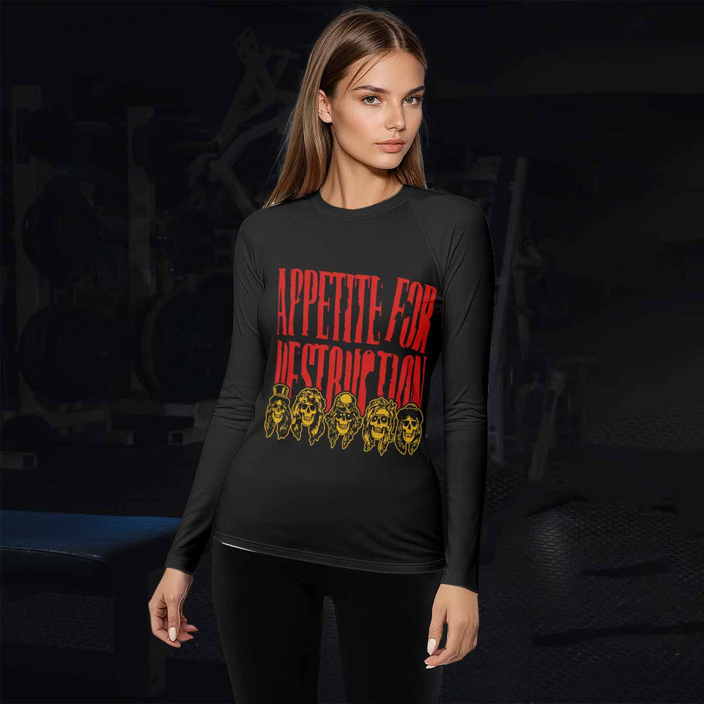 Guns N' Roses Appetite for Destruction Rash Guard