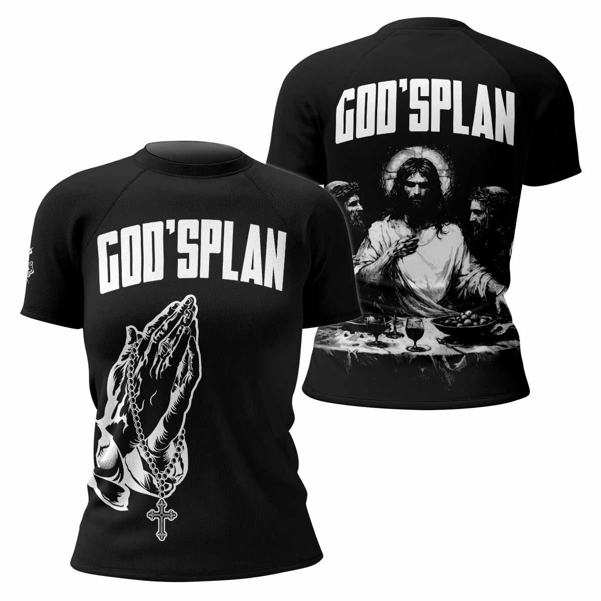 God's Plan Rash Guard