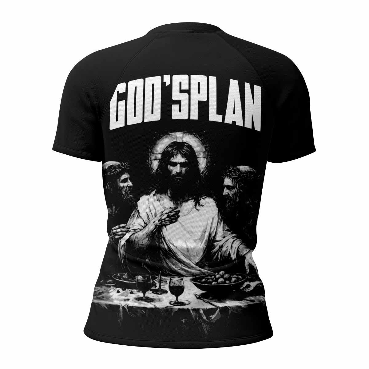 God's Plan Rash Guard