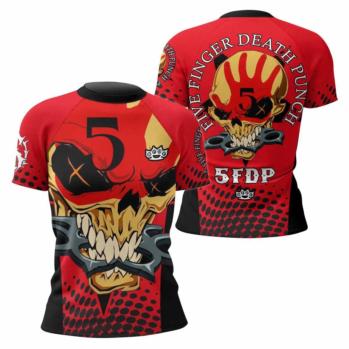 Five Finger Death Punch 5FDP Rash Guard