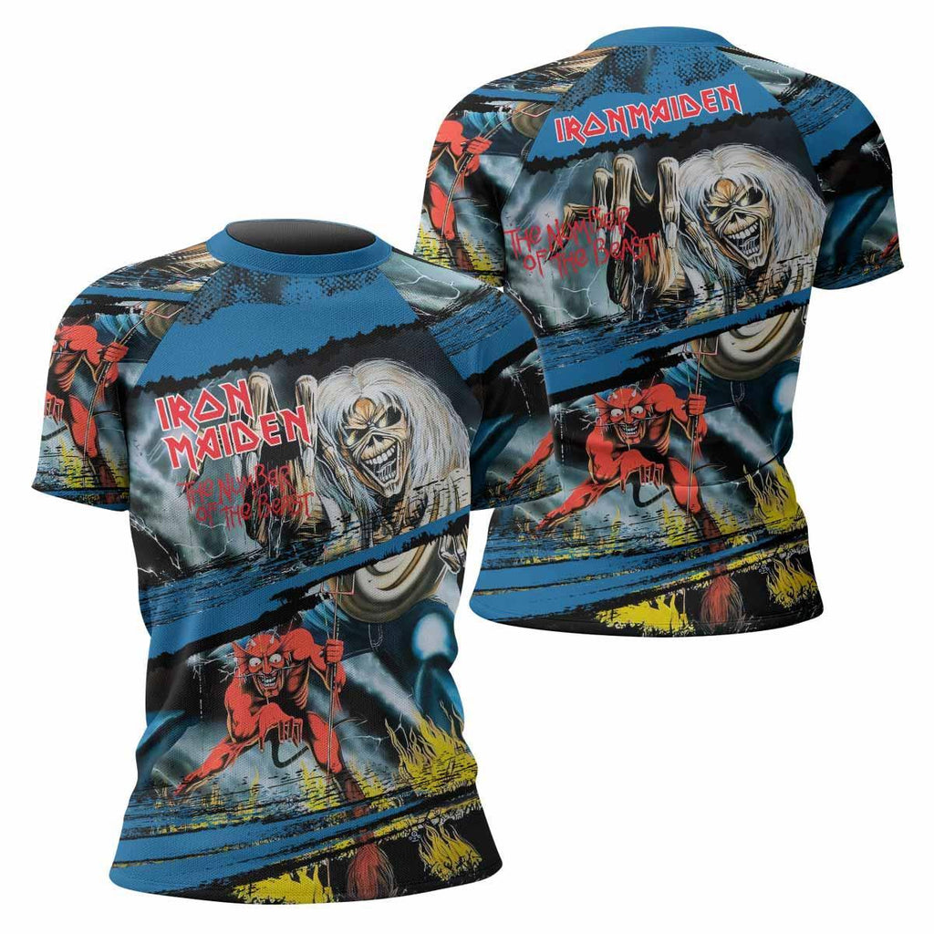 Iron Maiden The Number of the Beast Rash Guard