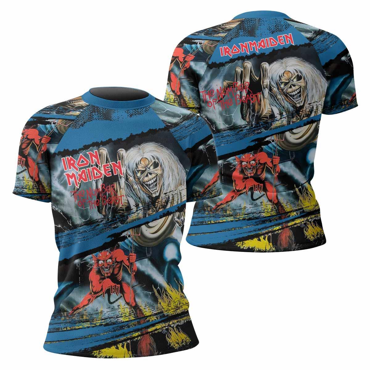 Iron Maiden The Number of the Beast Rash Guard