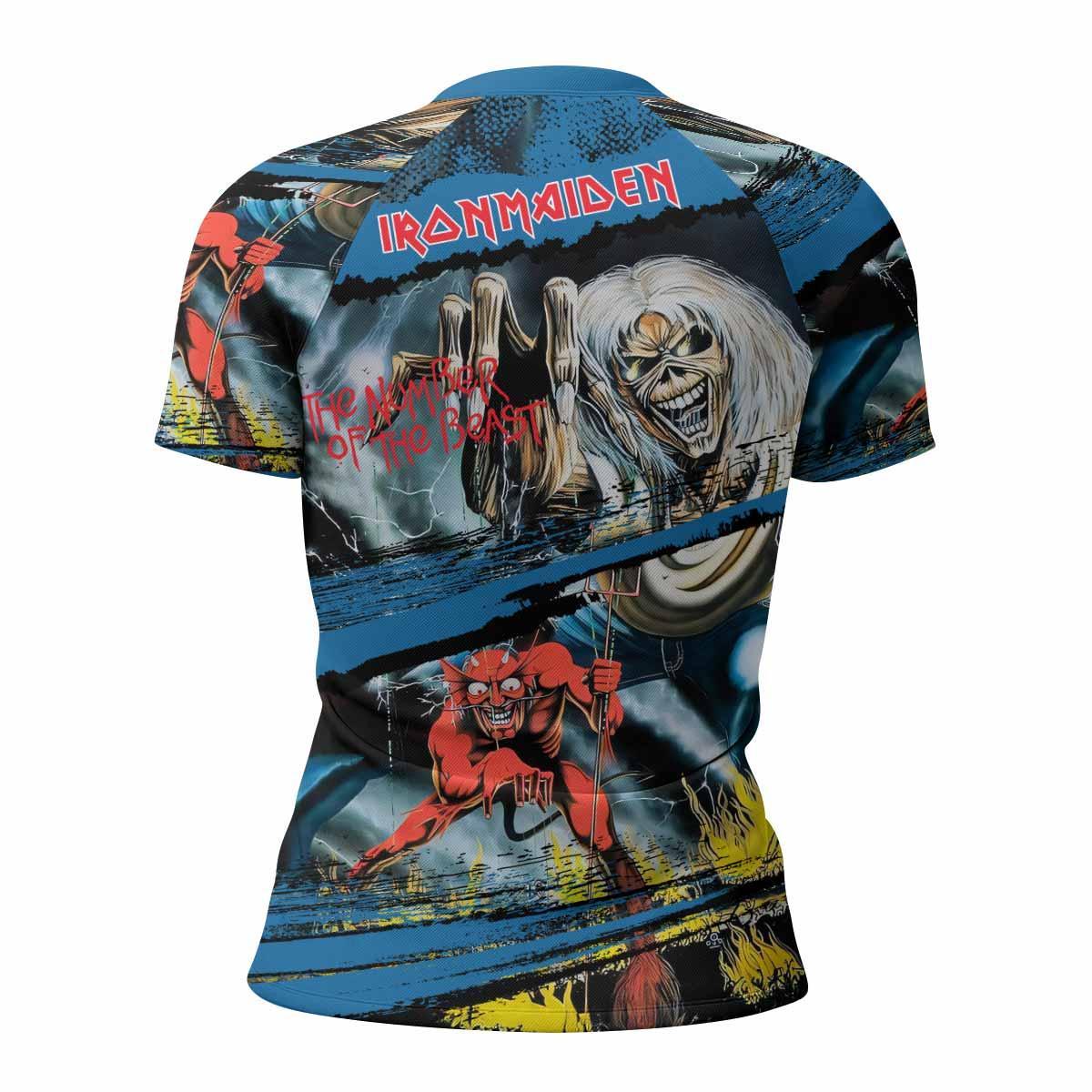 Iron Maiden The Number of the Beast Rash Guard