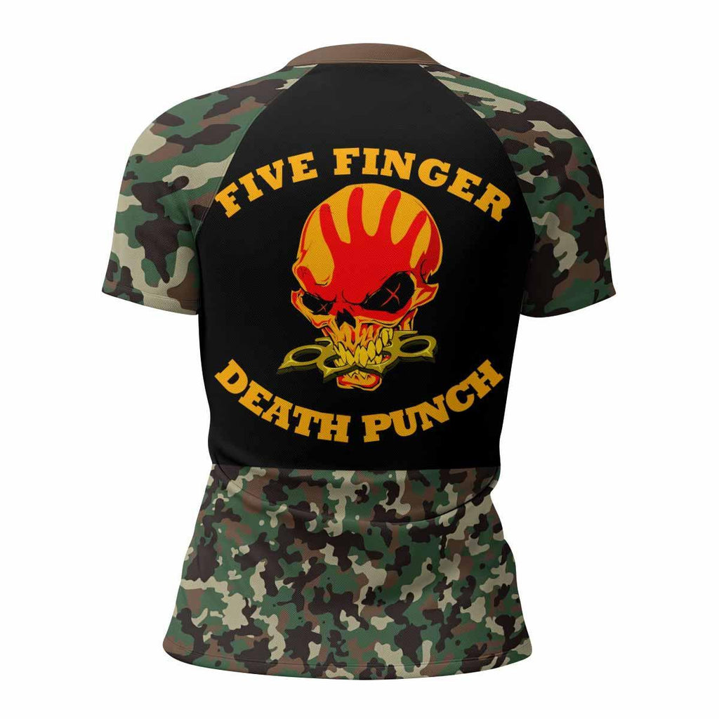 Five Finger Death Punch Camo Rash Guard