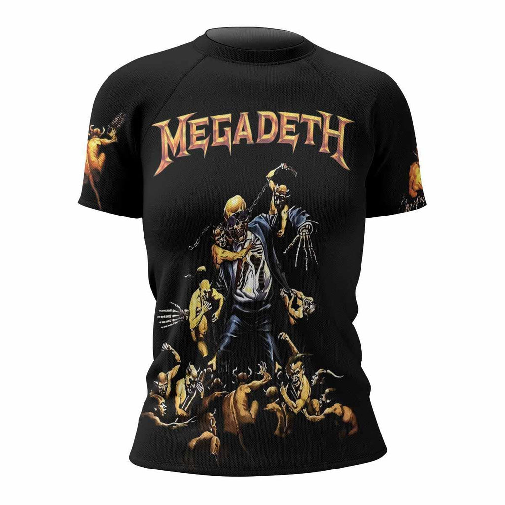 Megadeth Holy Wars 991 Wild Oats Rash Guard