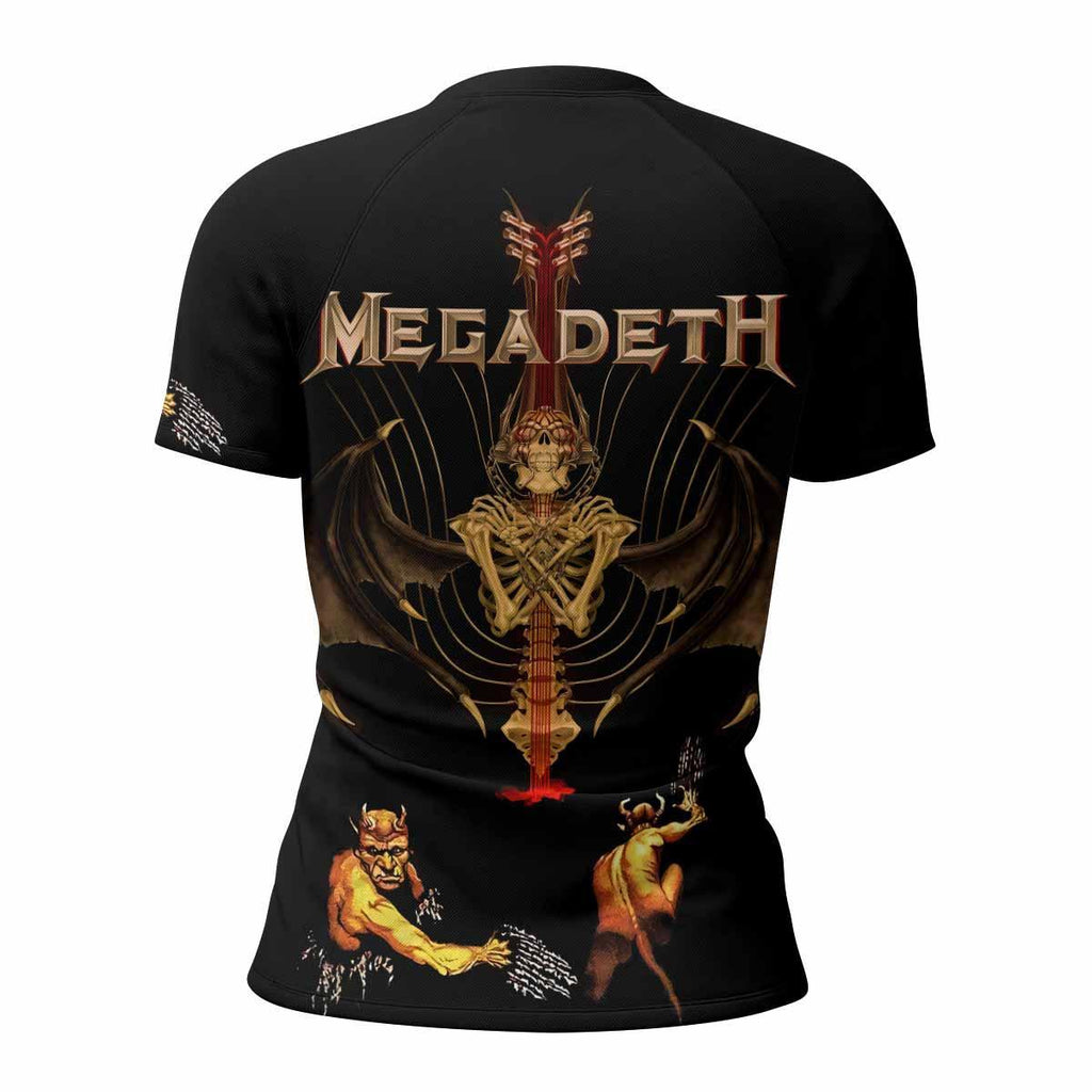 Megadeth Holy Wars 991 Wild Oats Rash Guard