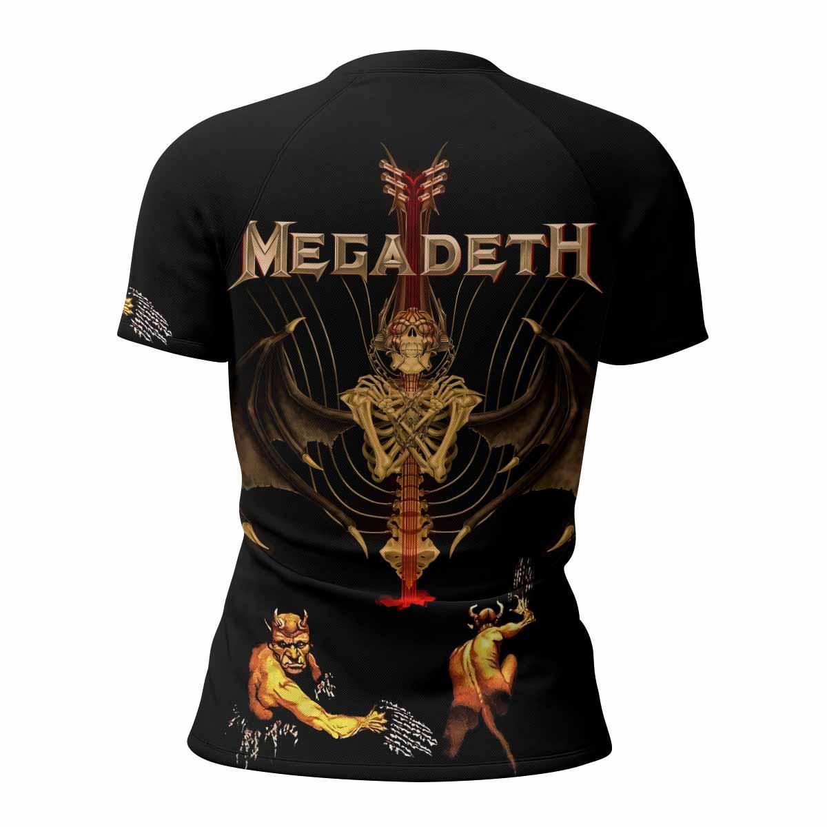 Megadeth Holy Wars 991 Wild Oats Rash Guard