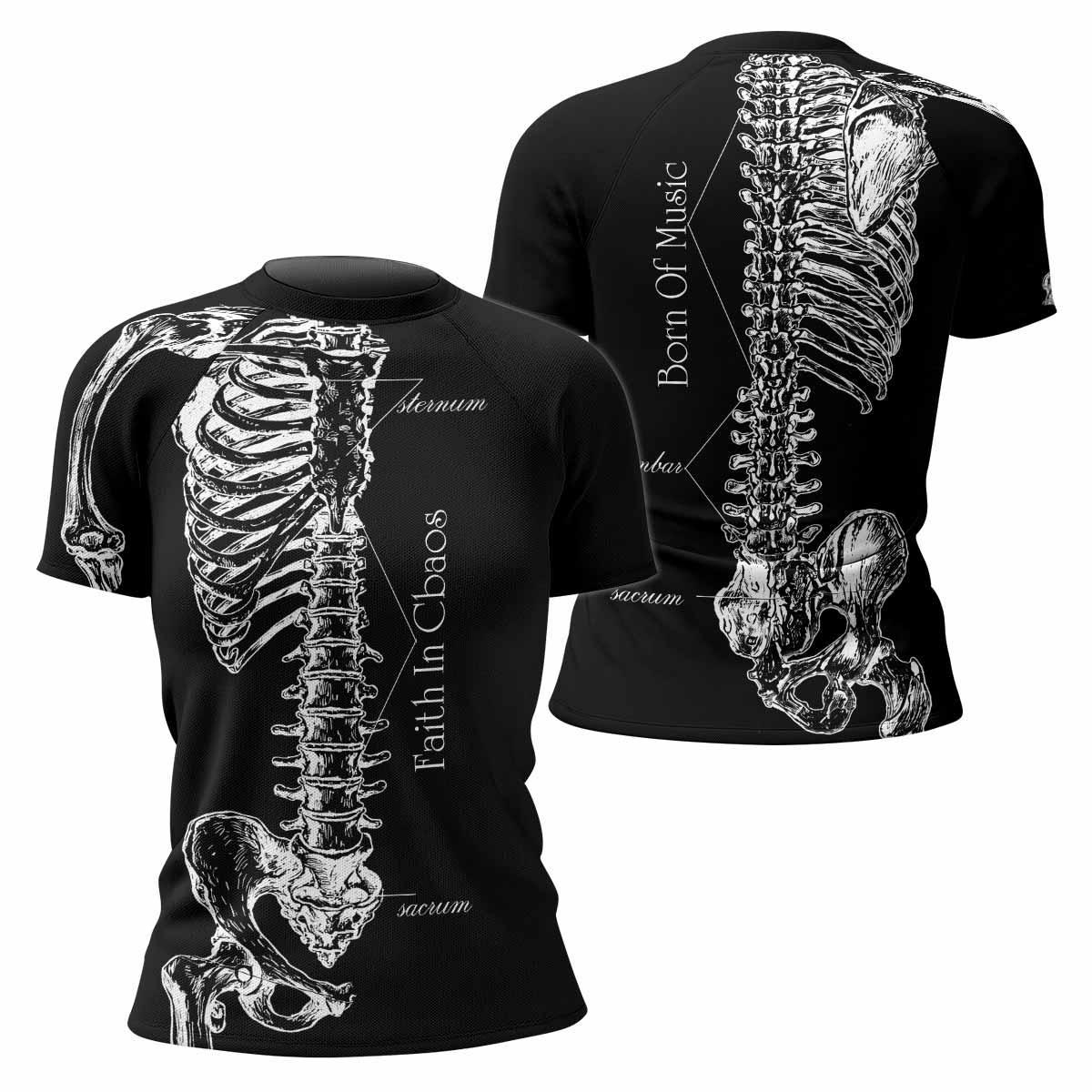 Faith In Chaos Skeleton Rash Guard