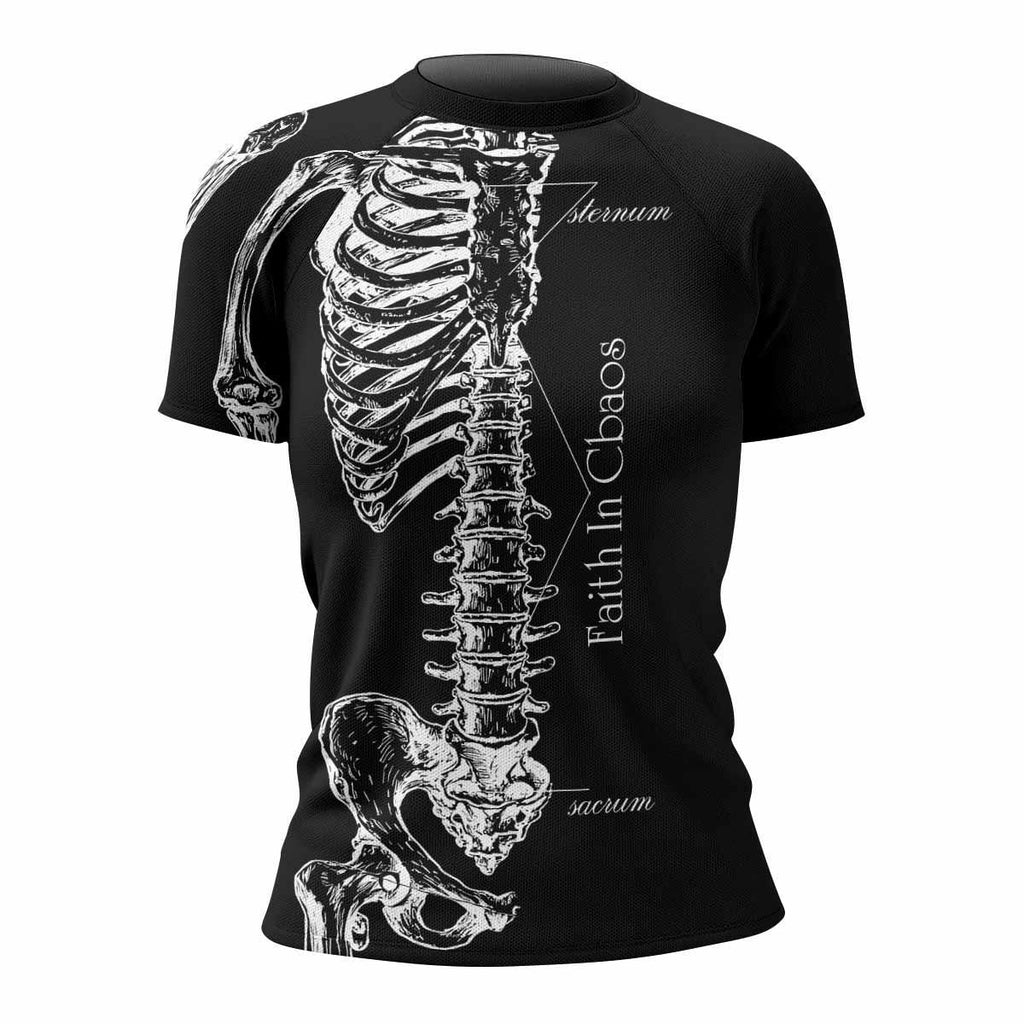Faith In Chaos Skeleton Rash Guard