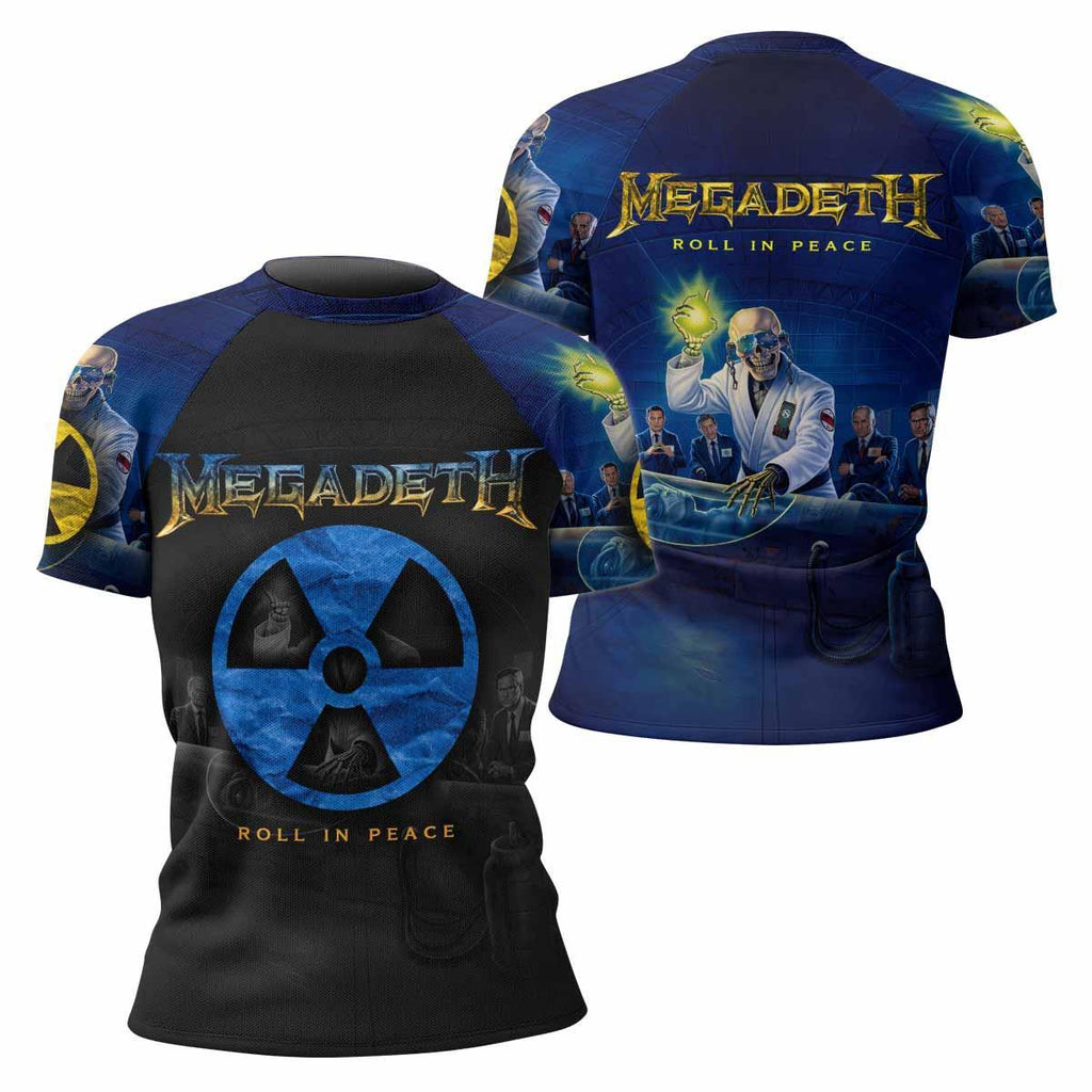 Megadeth Roll In Peace Rash Guard