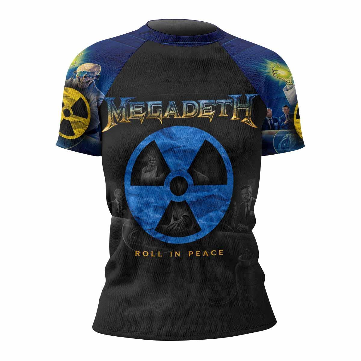 Megadeth Roll In Peace Rash Guard