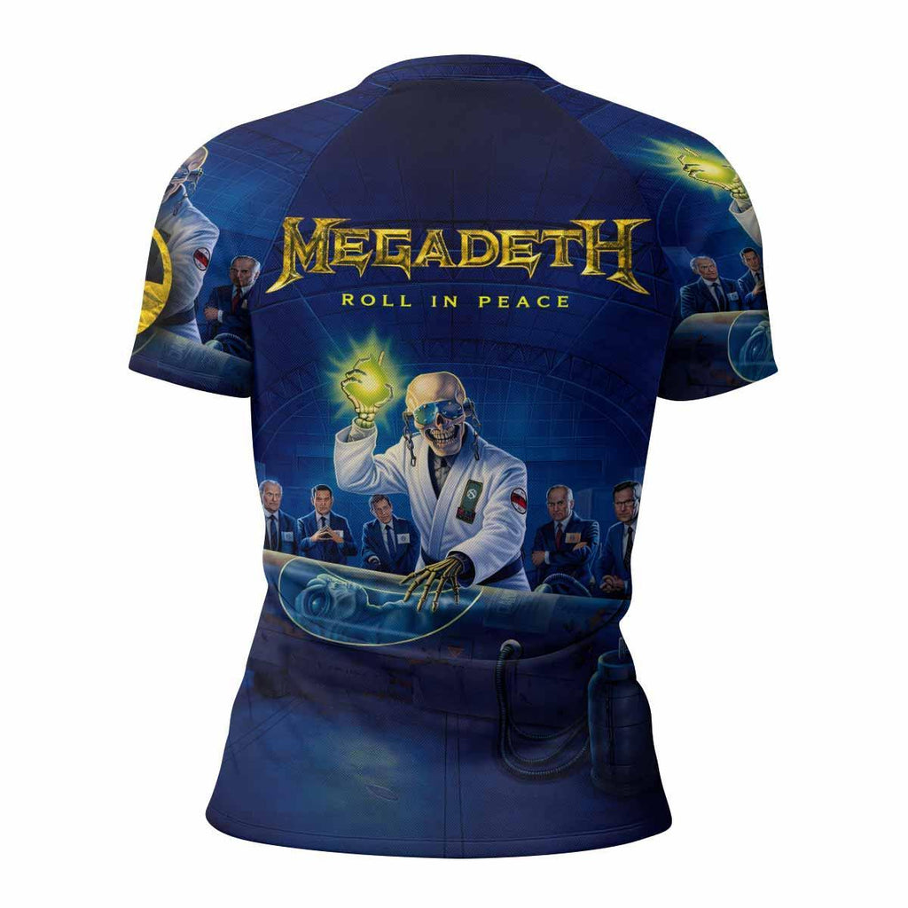 Megadeth Roll In Peace Rash Guard