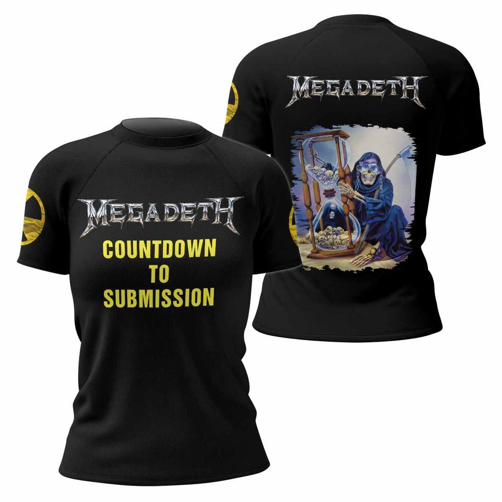 Megadeth Countdown to Submission Rash Guard