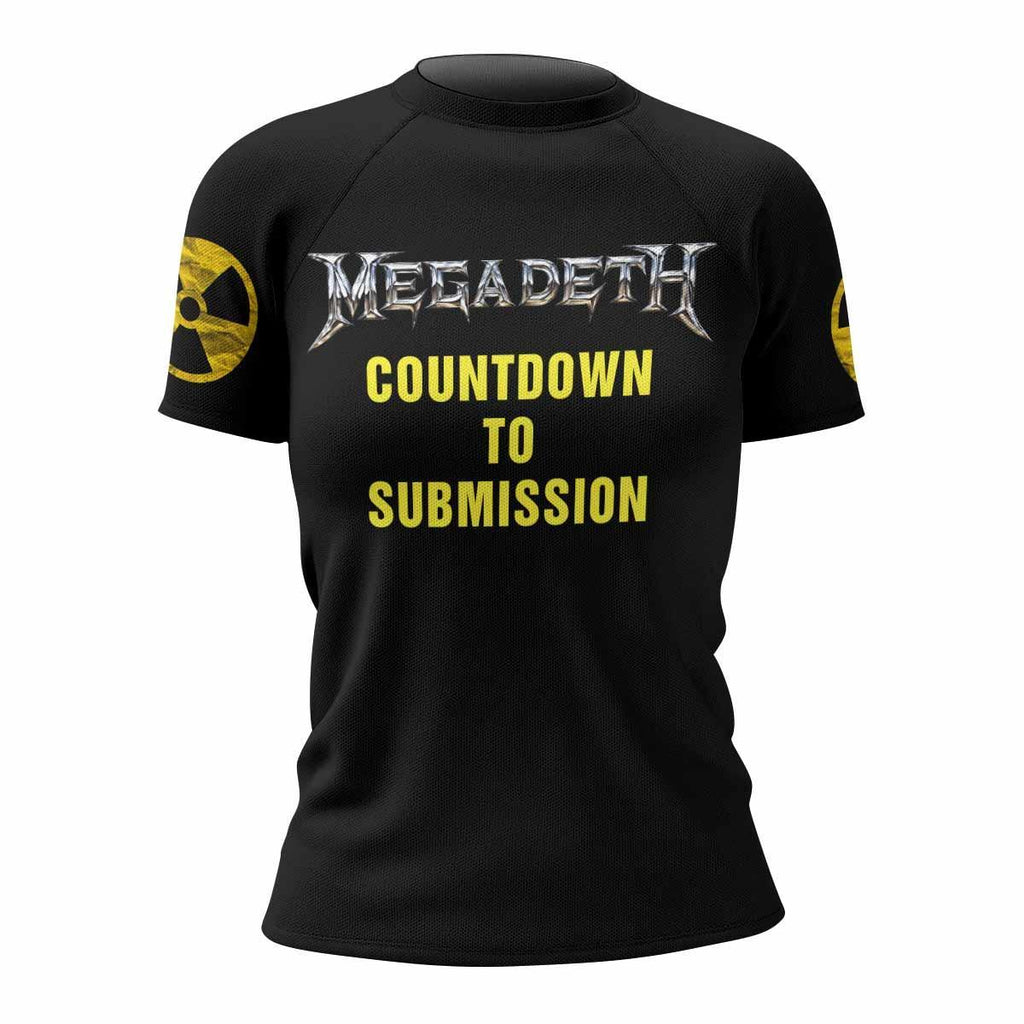 Megadeth Countdown to Submission Rash Guard