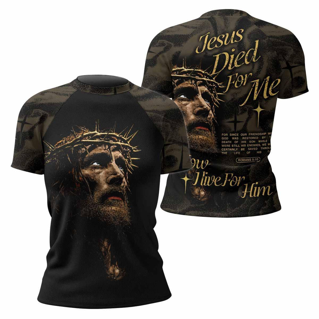 Live for Him Rash Guard