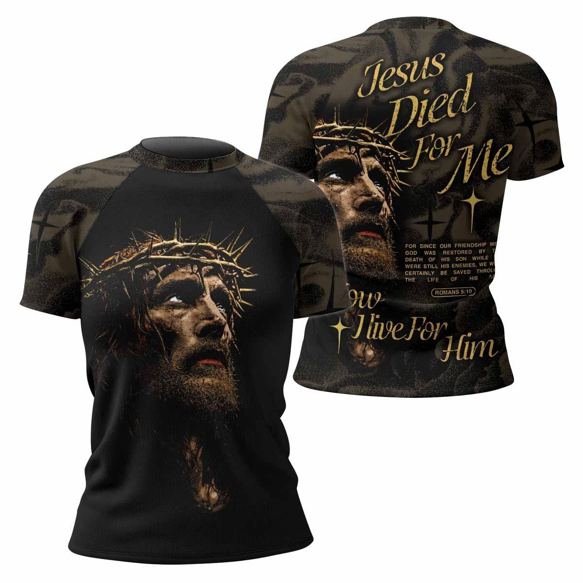 Live for Him Rash Guard