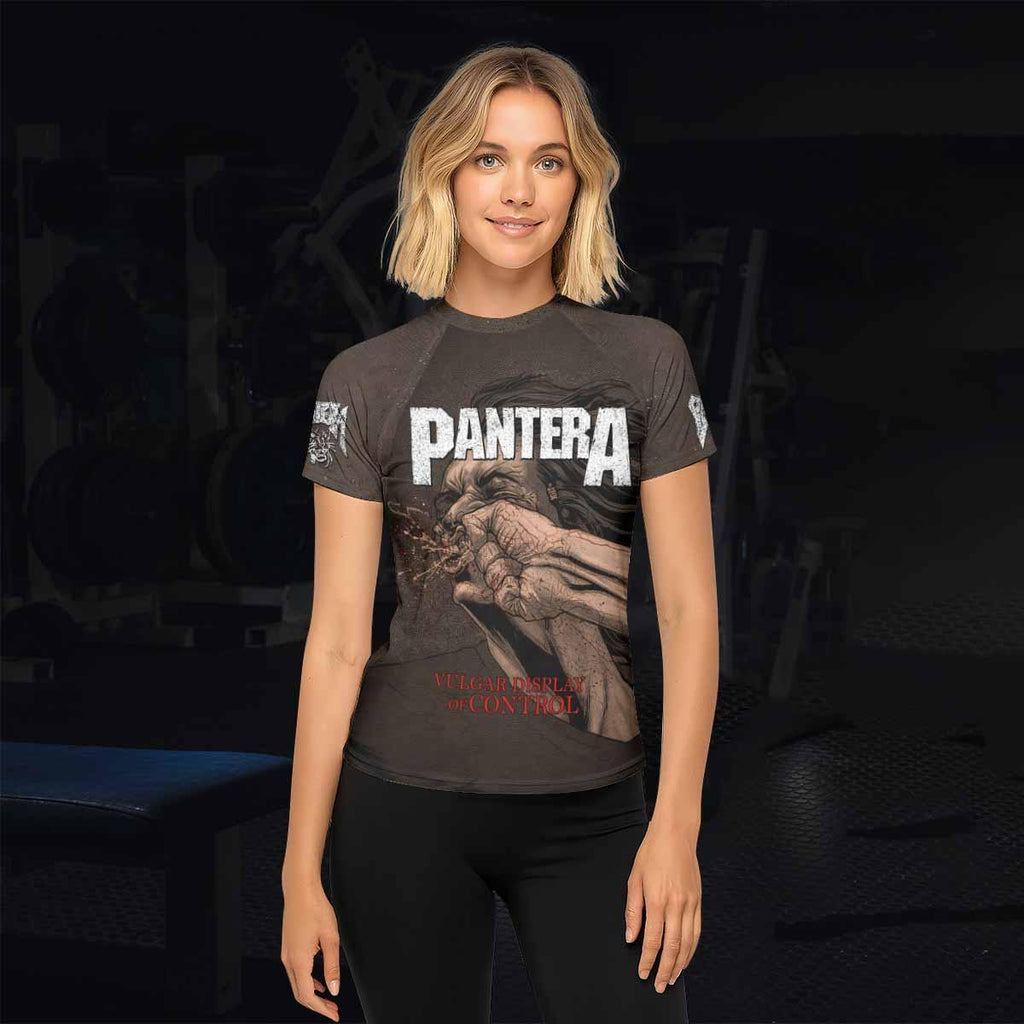 Pantera Vulgar Display Of Control Rash Guard