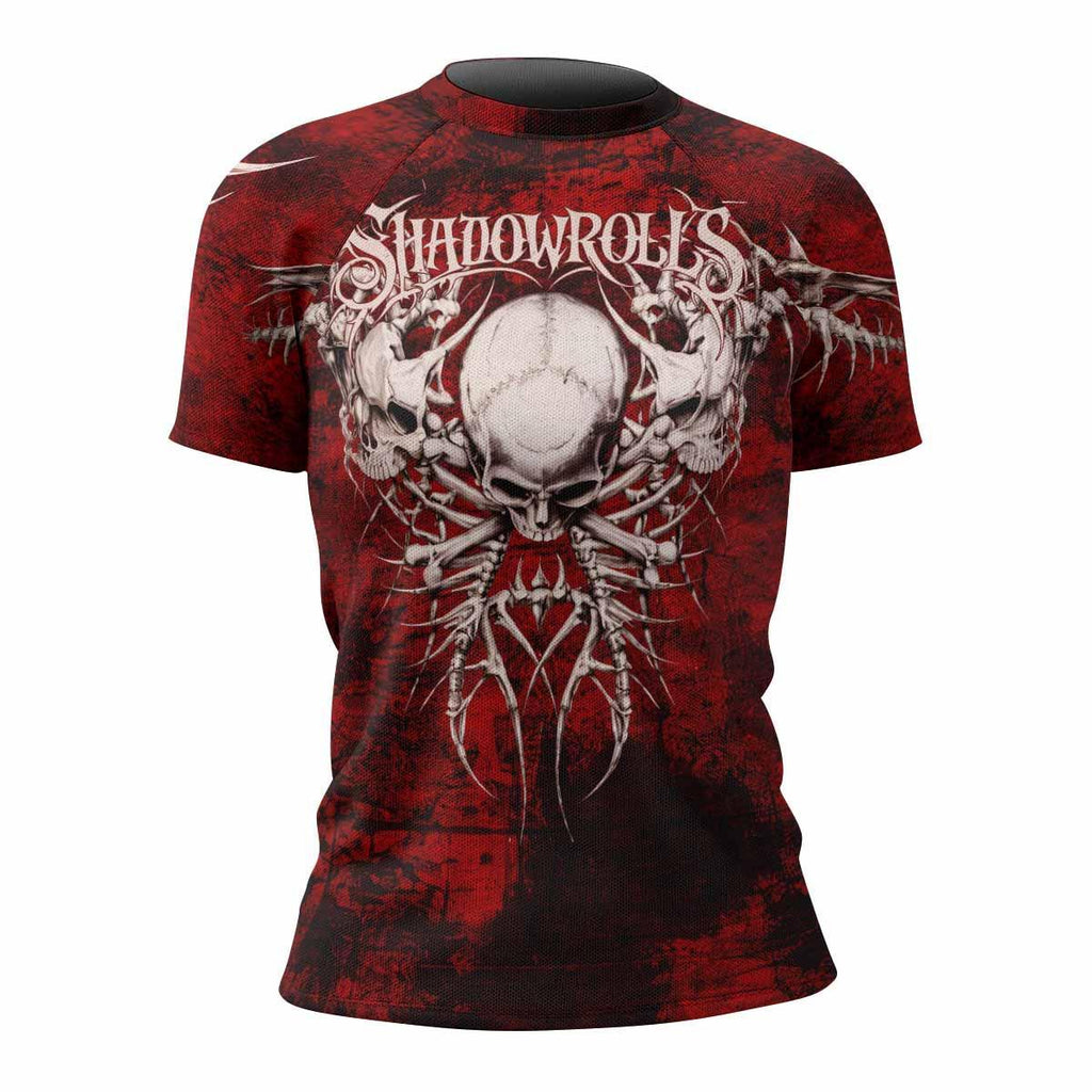 Blood Spine Skull Rash Guard