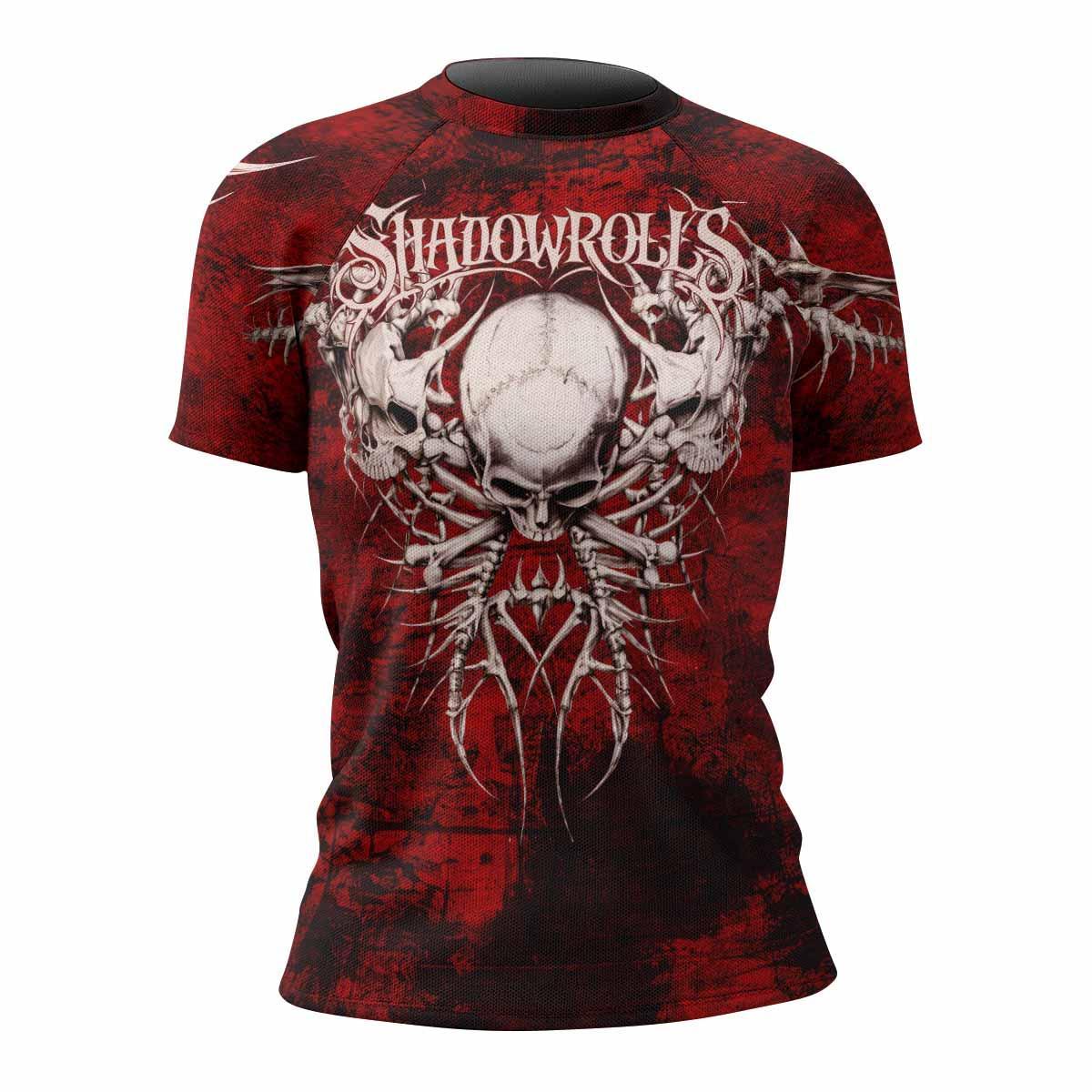 Blood Spine Skull Rash Guard
