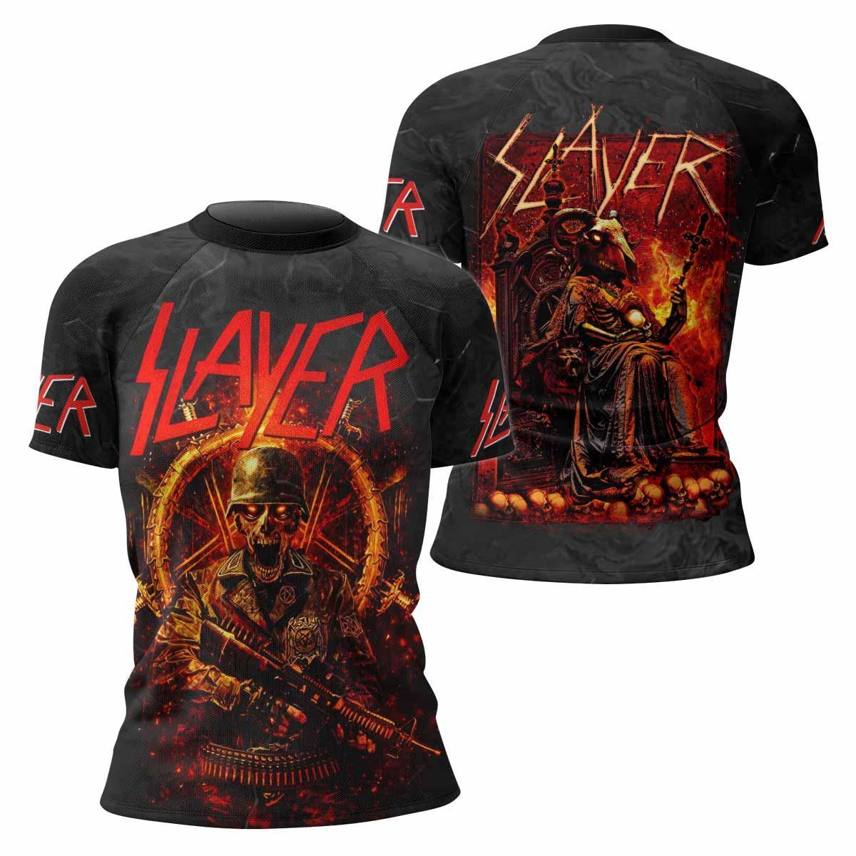 Slayer Goat Skull Rash Guard
