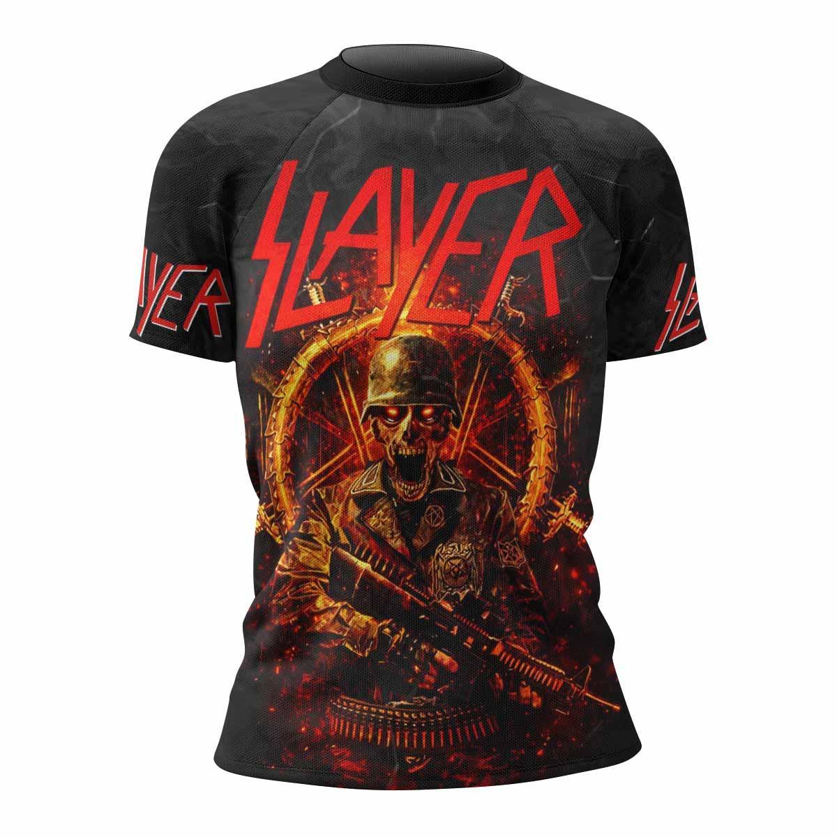 Slayer Goat Skull Rash Guard