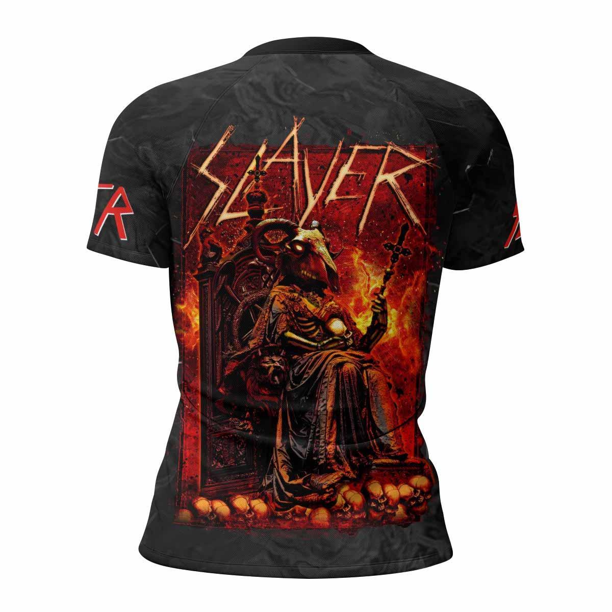 Slayer Goat Skull Rash Guard