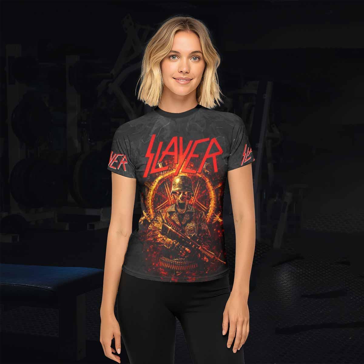 Slayer Goat Skull Rash Guard