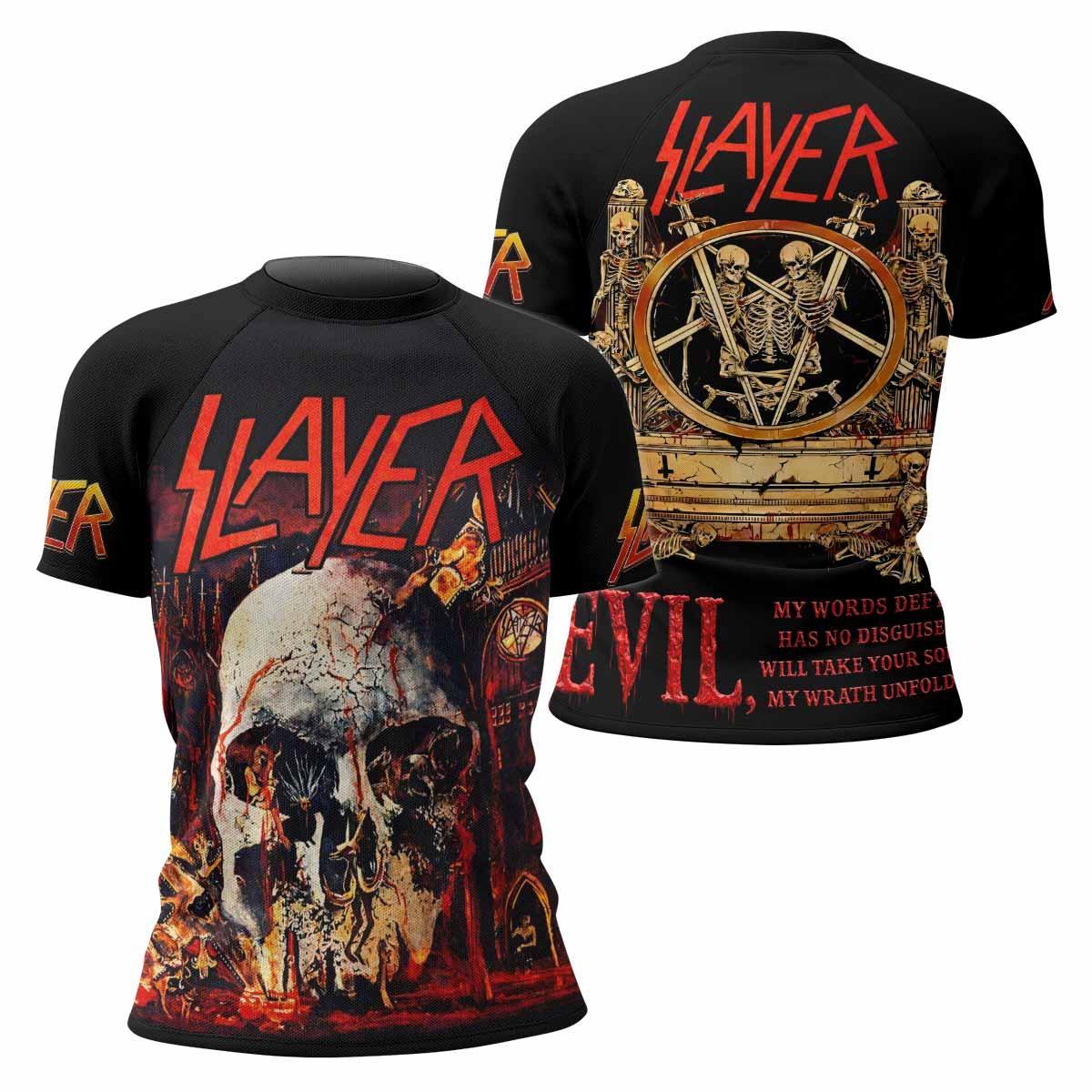 Slayer South Of Heaven Rash Guard