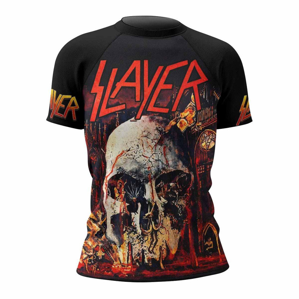Slayer South Of Heaven Rash Guard