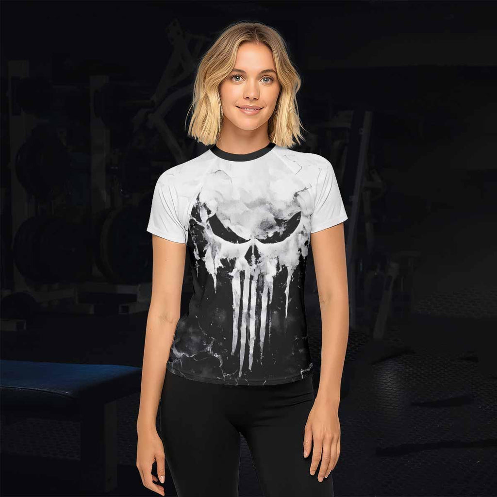 Punisher Ghost Skull Rash Guard